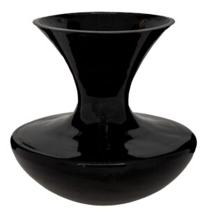 ΜΑΥΡΟ ΓΥΑΛΙΝΟ ΒΑΖΟ Φ20Χ20ΕΚ