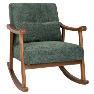 LOUNGE ΚΟΥΝΙΣΤΗ ΠΟΛΥΘΡΟΝΑ ΑΠΟ ΞΥΛΟ ΚΑΟΥΤΣΟΥΚ ΜΕ ΠΕΤΡΟΛ ΜΠΟΥΚΛΕ ΥΦΑΣΜΑ 83Χ60Χ80ΕΚ