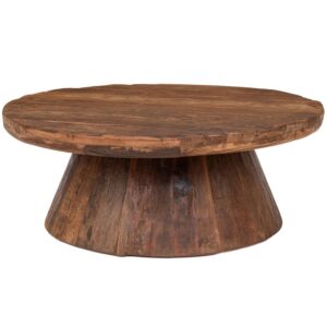 ΚΑΦΕ ΞΥΛΙΝΟ ΤΡΑΠΕΖΑΚΙ ΣΑΛΟΝΙΟΥ ΡΟΤΟΝΤΑ 80Χ80Χ32ΕΚ