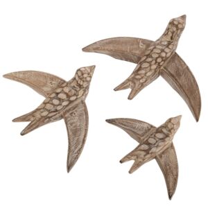 ΣΕΤ 3 ΔΙΑΚΟΣΜΗΤΙΚΑ ΠΟΥΛΑΚΙΑ ΑΠΌ ΞΥΛΟ MANGO 35Χ28Χ11 31Χ23Χ11 23Χ17Χ8ΕΚ