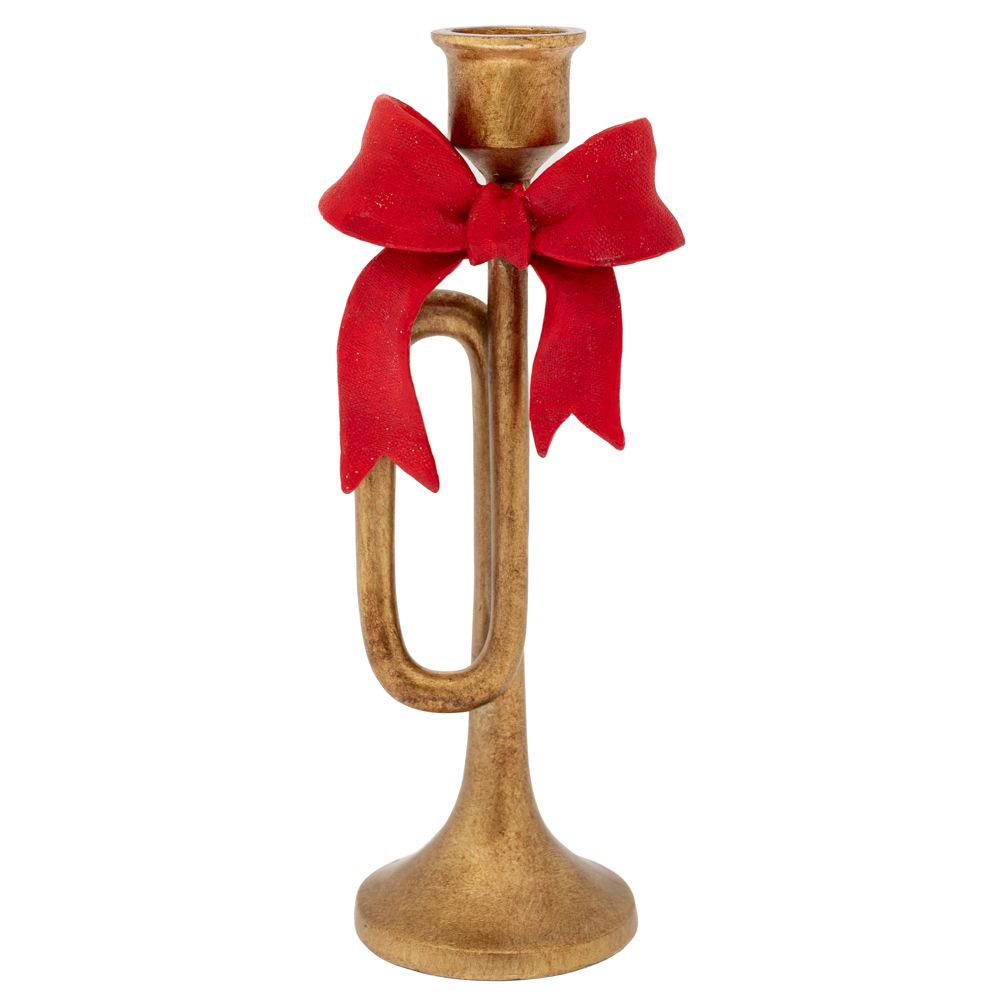 90350 ΧΡΥΣΟ ΠΟΛΥΡΕΖΙΝ ΚΗΡΟΠΗΓΙΟ ΤΡΟΜΠΕΤΑ ΜΕ ΚΟΚΚΙΝΟ ΦΙΟΓΚΟ 10Χ8