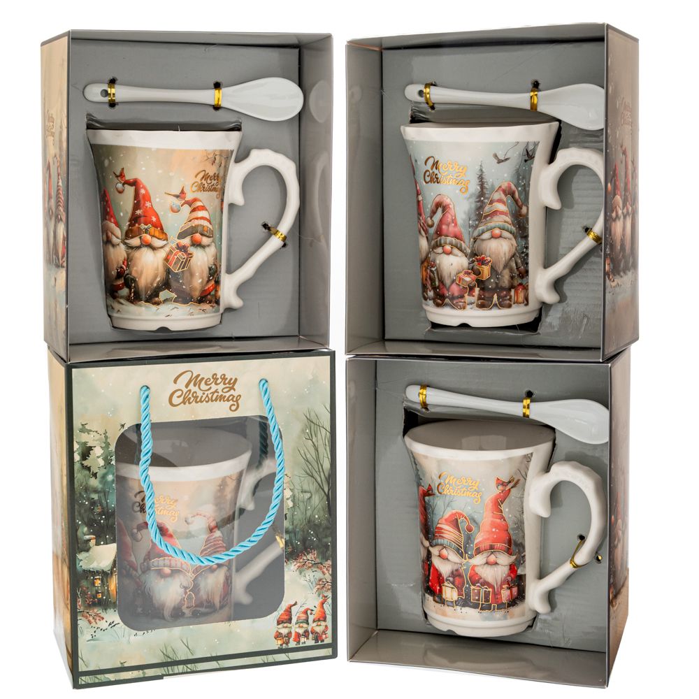 91819 ΚΕΡΑΜΙΚΗ ΚΟΥΠΑ AND ΚΟΥΤΑΛΑΚΙ ΜΕ ΝΑΝΟΥΣ ΣΕ ΚΟΥΤΙ ΔΩΡΟΥ ΣΕ 4 ΣΧΕΔΙΑ