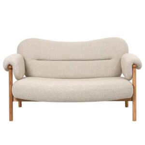 ΚΑΝΑΠΕΣ ΚΑΦΕ ΞΥΛΙΝΟΣ ΔΙΘΕΣΙΟΣ ΜΕ ΚΡΕΜ ΜΠΟΥΚΛΕ ΥΦΑΣΜΑ 145Χ80Χ83ΕΚ