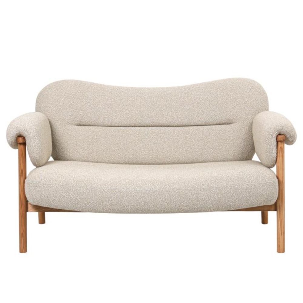 92161 ΚΑΝΑΠΕΣ ΚΑΦΕ ΞΥΛΙΝΟΣ ΔΙΘΕΣΙΟΣ ΜΕ ΚΡΕΜ ΜΠΟΥΚΛΕ ΥΦΑΣΜΑ 145Χ80Χ83ΕΚ