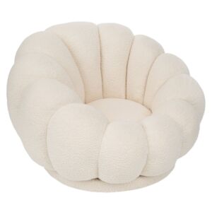 ΠΟΛΥΘΡΟΝΑ ΠΟΥΦ ΠΕΡΙΣΤΡΕΦΟΜΕΝΗ ΜΕ ΚΡΕΜ ΜΠΟΥΚΛΕ ΥΦΑΣΜΑ 98Χ97Χ69ΕΚ ΣΤΡΟΓΓΥΛΗ